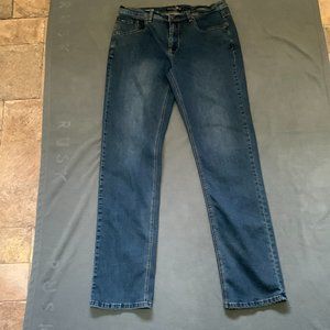 Point Zero Gold Mens Blue Denim Stretch Jeans Size 38x38